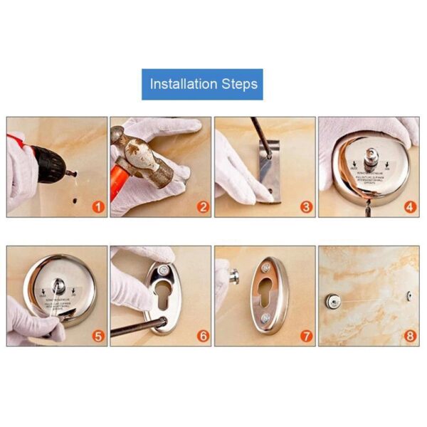 Stainless Steel Retractable and Lockable Clothesline - Image 5