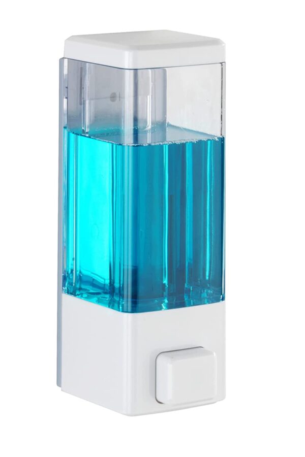 White Transparent Soap Dispenser