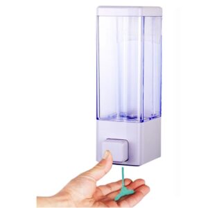 White Transparent Soap Dispenser